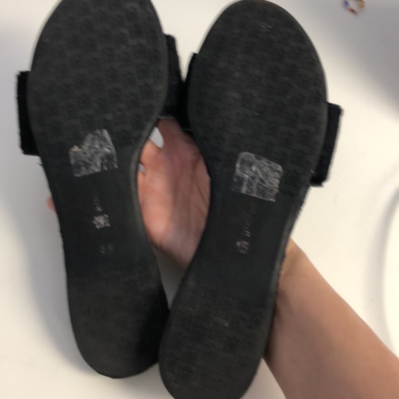 BIRDIES "SPARROW" GENUINE CALF FUR CUSHIONED SLIDES SANDALS WOMENS 8.5M - Picture 5 of 5